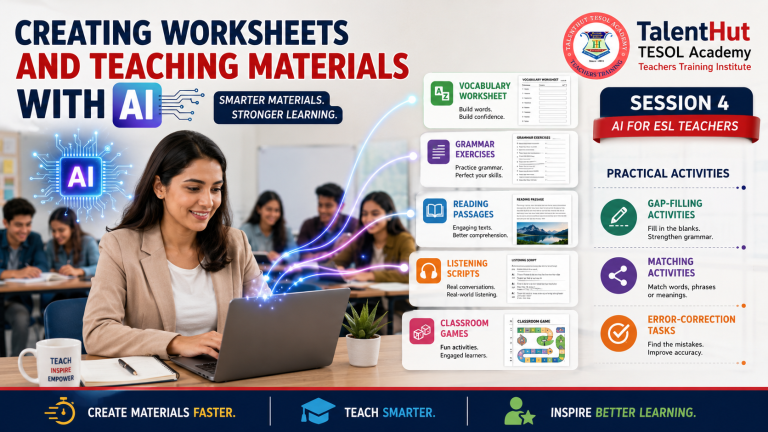 Session-4 ESL Worksheets